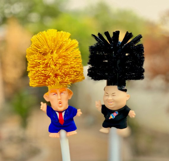 Trump Toilet Brush - Political Satire Gag Gift
