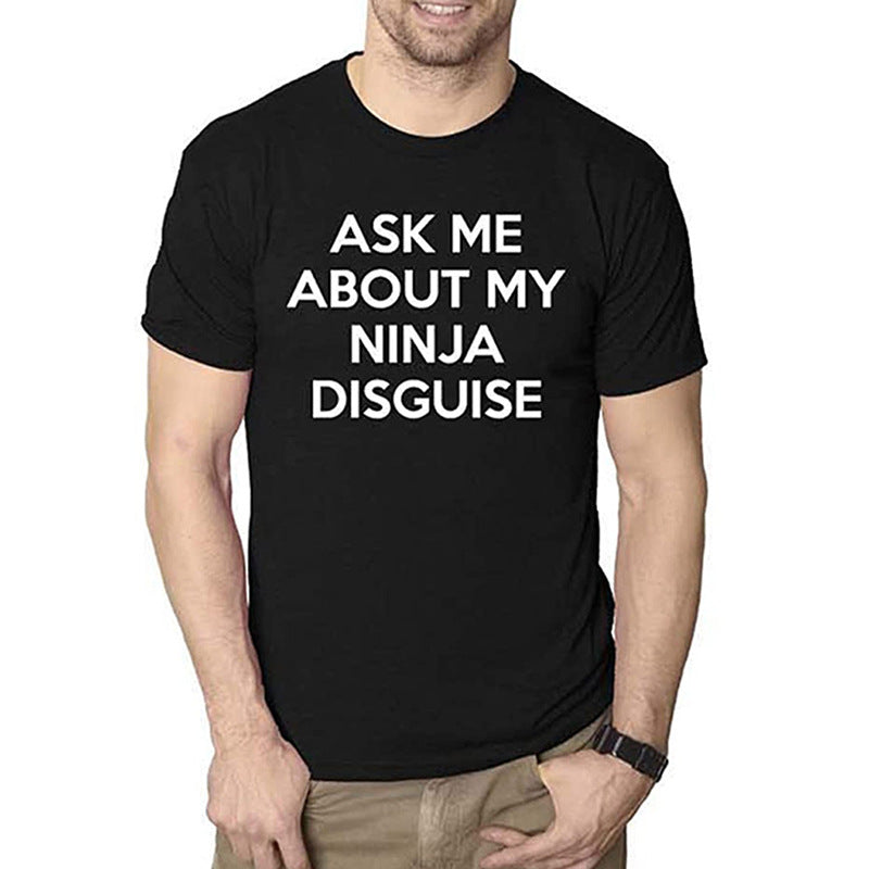 Ninja Disguise Flip-Up Tee - Interactive Joke Shirt