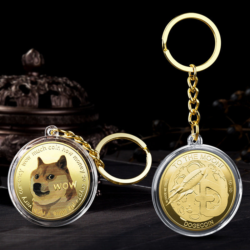 Dogecoin Keychain - Internet Culture Artifact