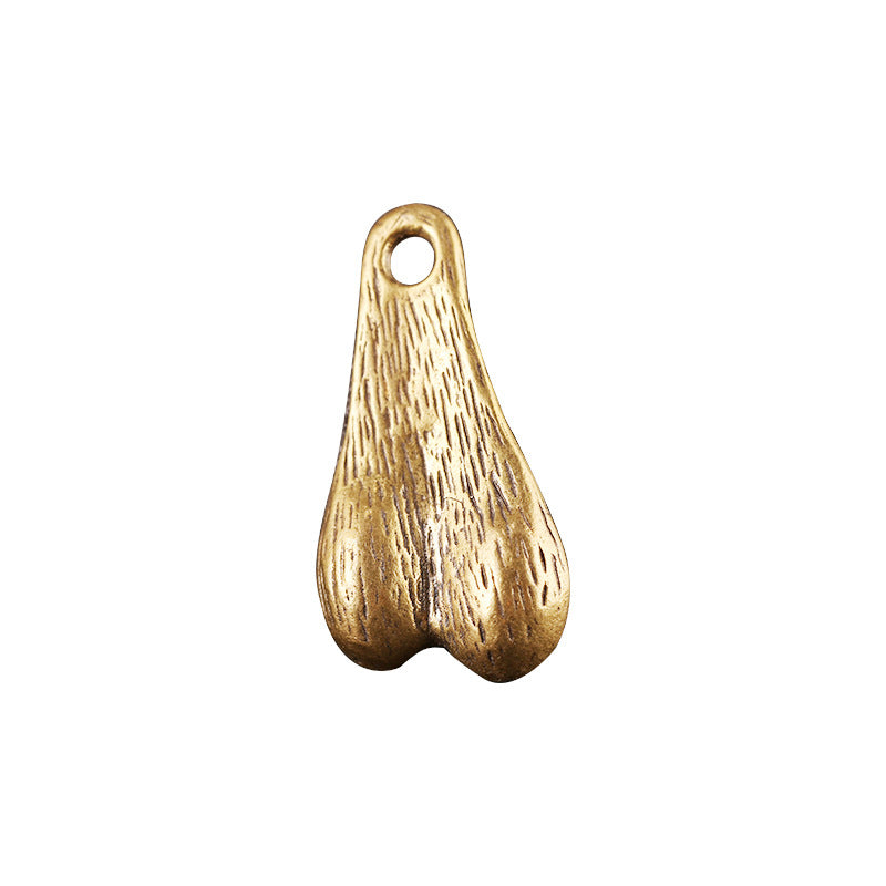 Brass Balls Keychain - Cheeky Conversation Starter