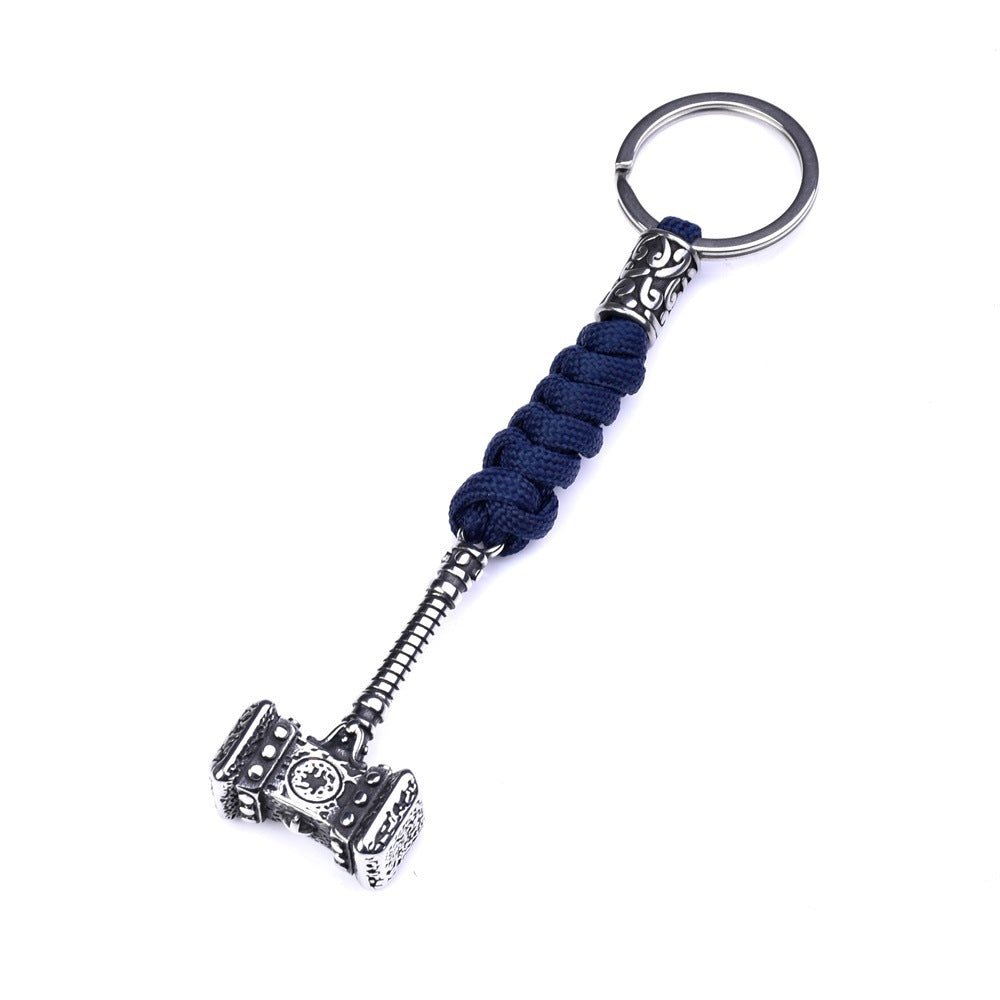 Mjölnir Hammer Keychain - Viking Talisman