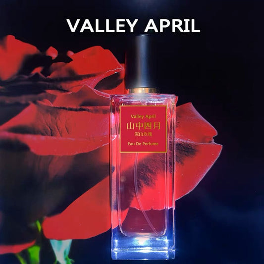 Valley April Rose perfume bottle — handcrafted Eastern design with Yunnan floral character