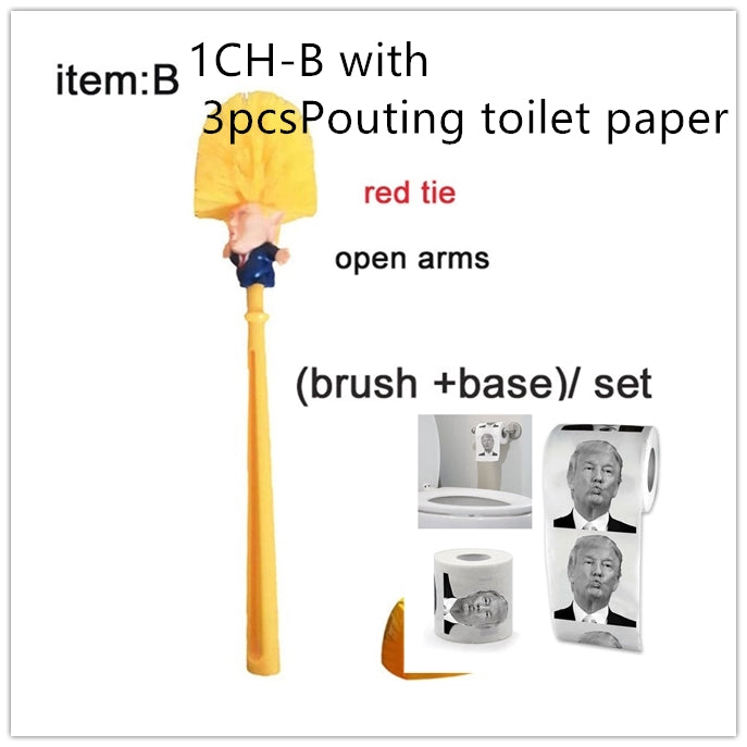Trump Toilet Brush - Political Satire Gag Gift