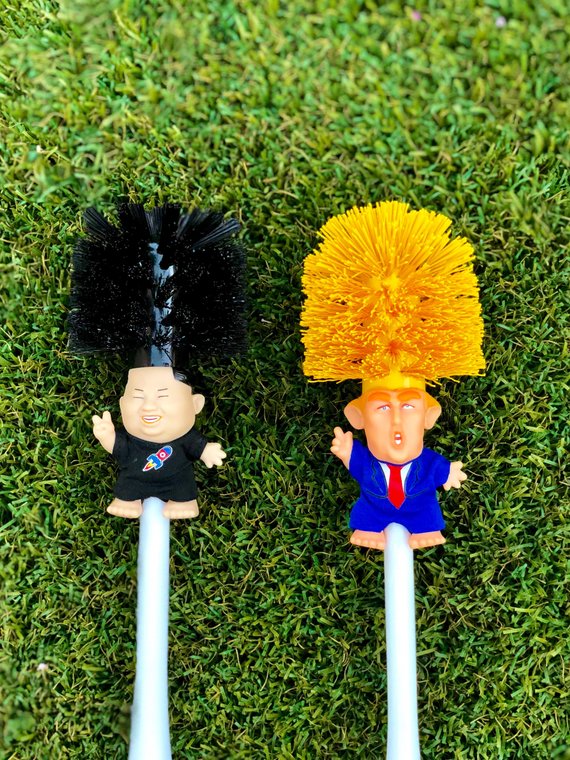 Trump Toilet Brush - Political Satire Gag Gift