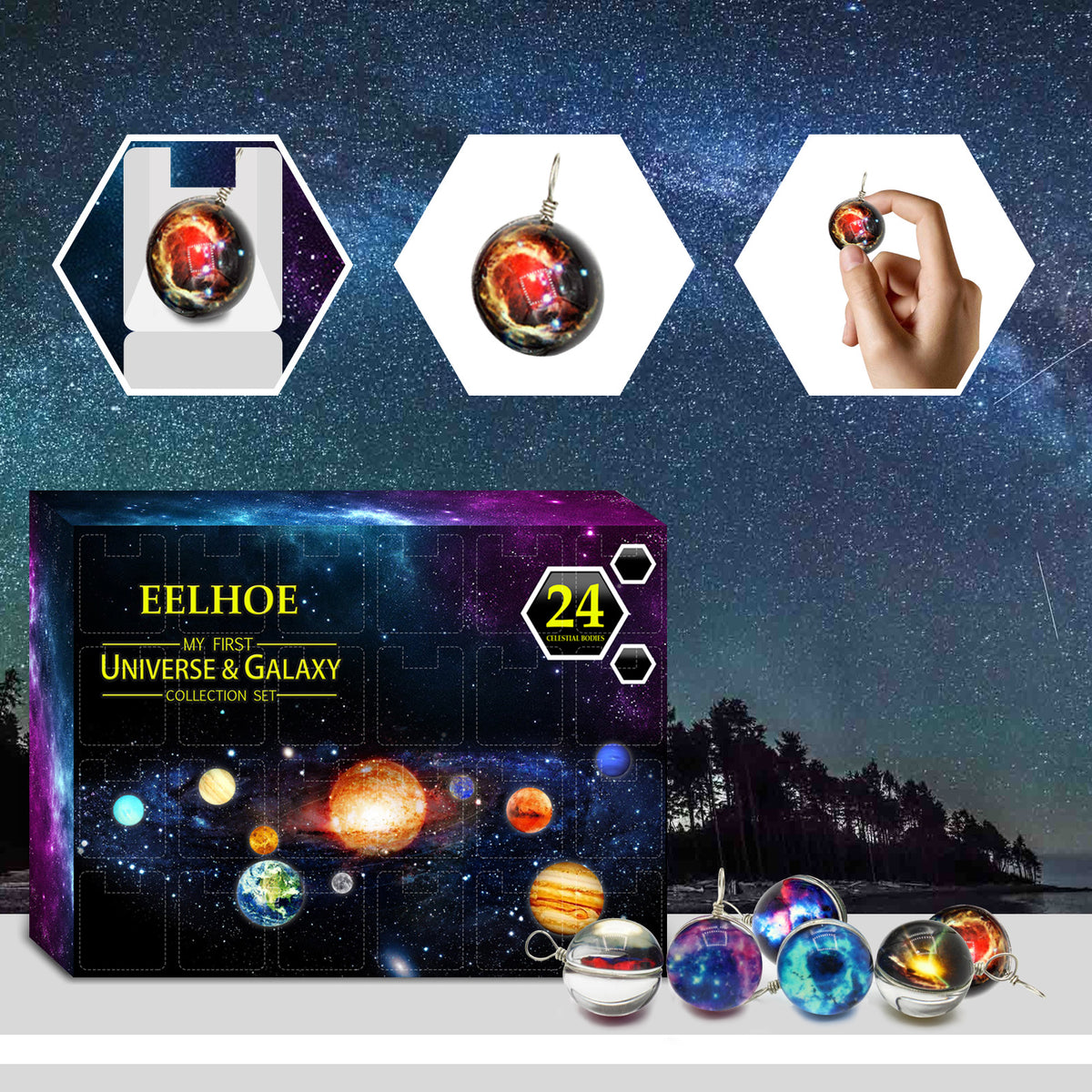 Last 24 Days Christmas Gift Planet Blind Box