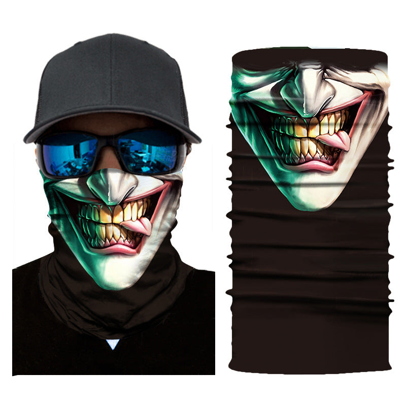 Sun & Wind Riding Mask — Graphic Face Cover for Outdoor Wanderers