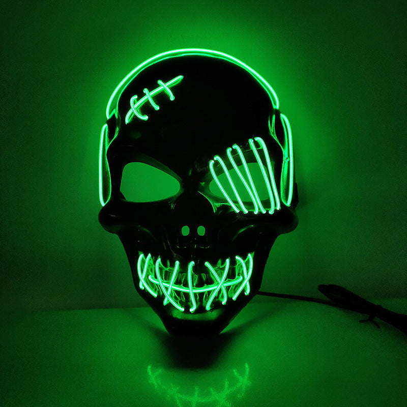 The Glowing One-Eyed Pirate — LED Halloween Mask That Owns the Room