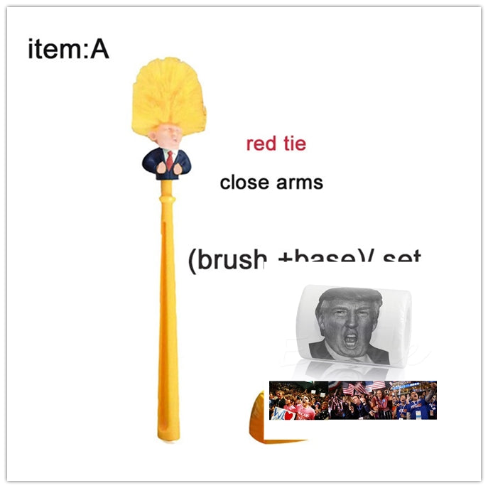 Trump Toilet Brush - Political Satire Gag Gift