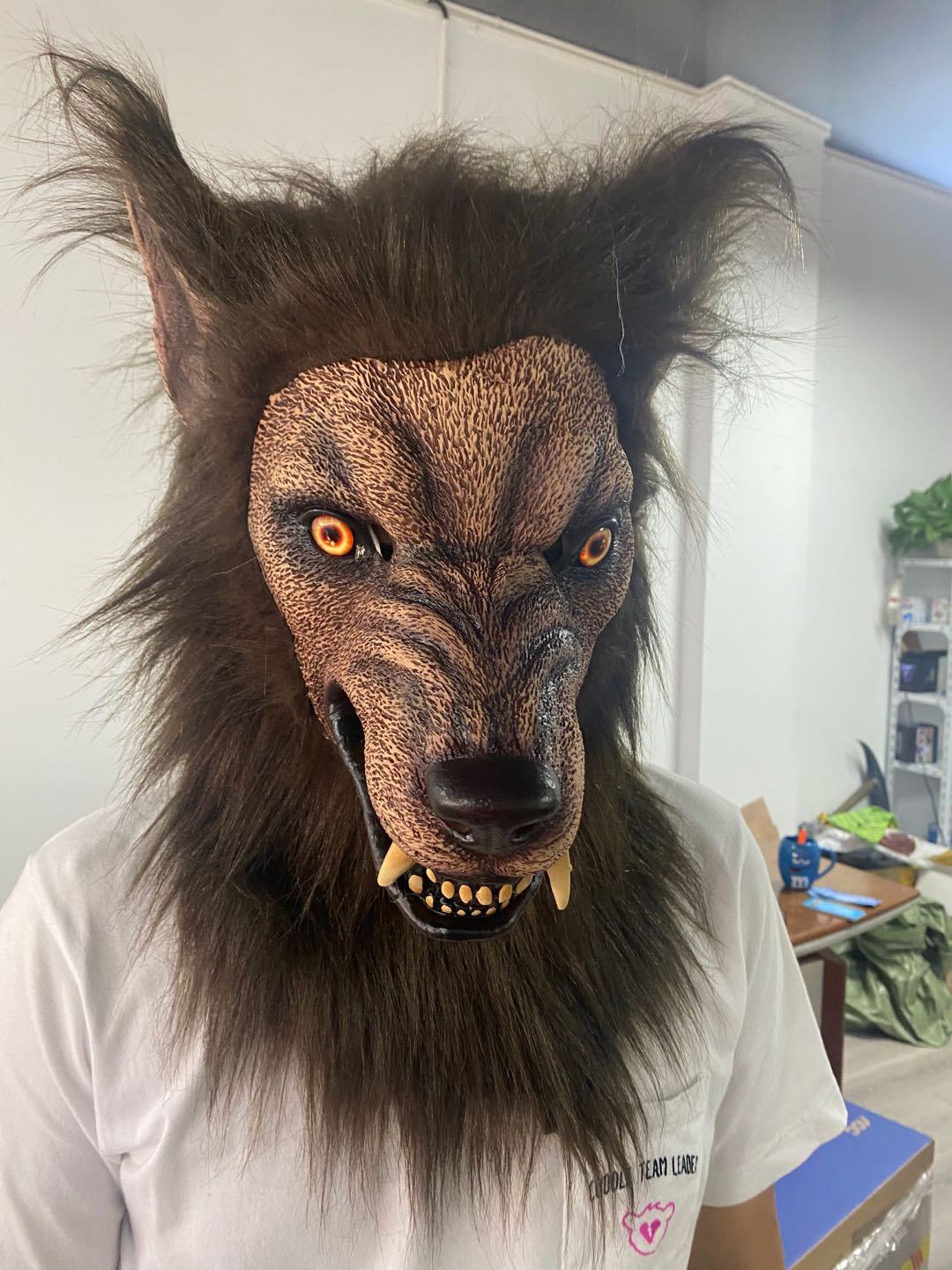 Moving Jaw Beast Mask: Hand-Finished Articulated Creature