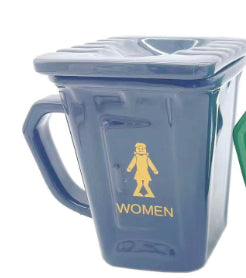 Squatting Toilet Mug - Ceramic Conversation Starter
