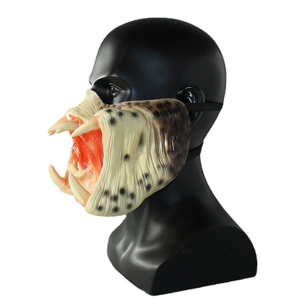 The Cannibal — Latex Half Face Mask for Those Who Dress with Intent