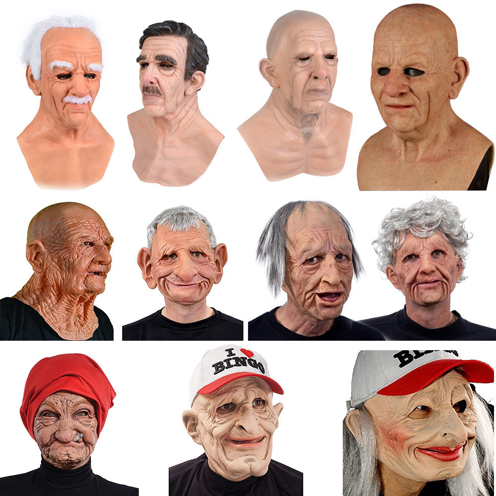 Latex Full-Head Character Mask — Instant Alter Ego