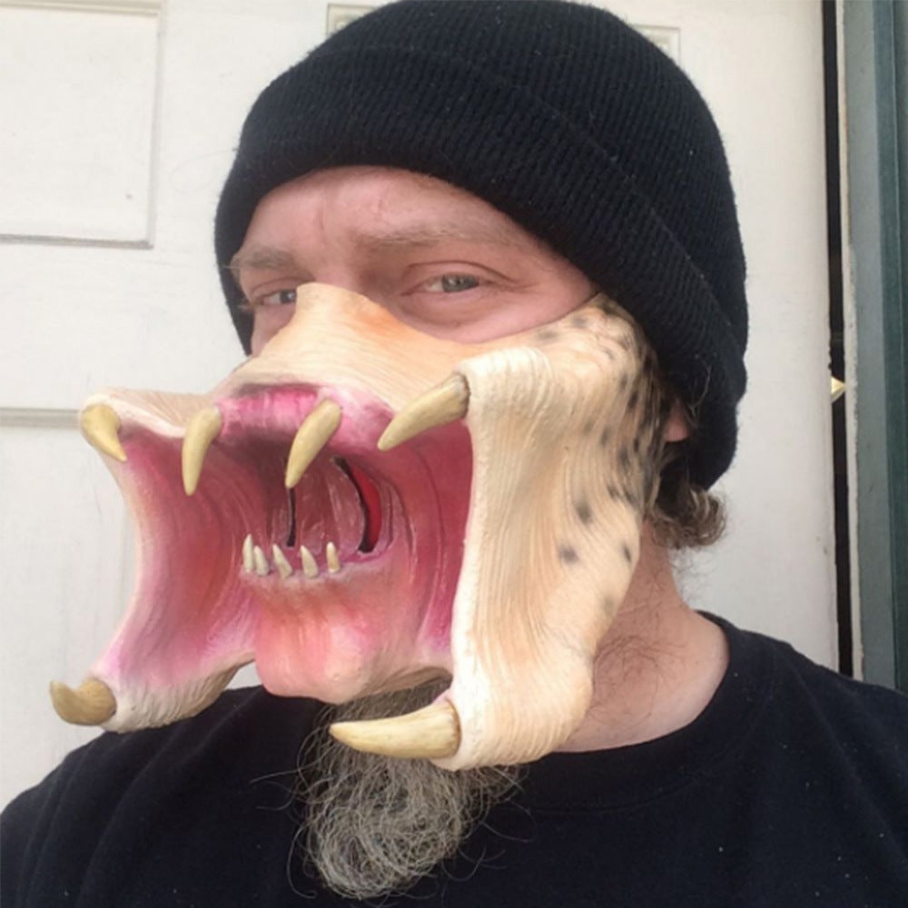 The Cannibal — Latex Half Face Mask for Those Who Dress with Intent