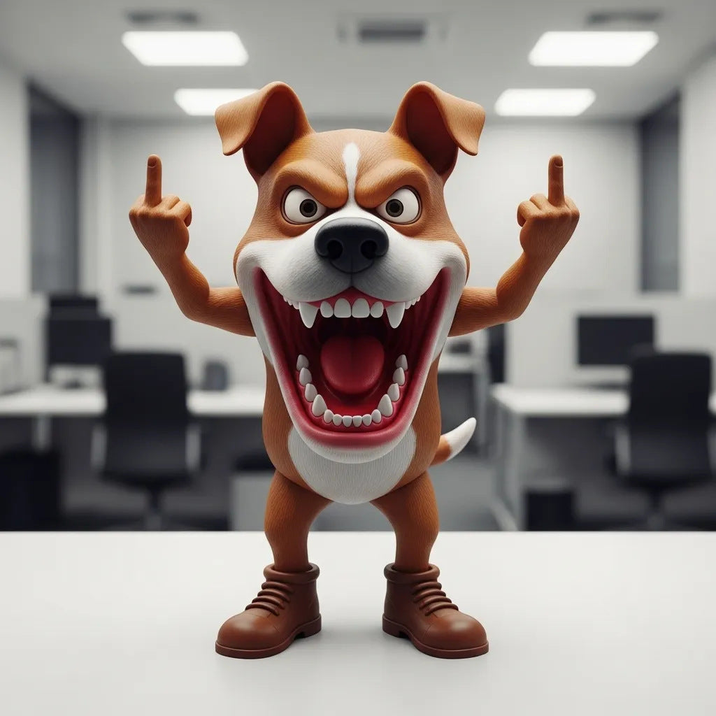 Office Desk Surface Panel Animal Statue Ornaments
