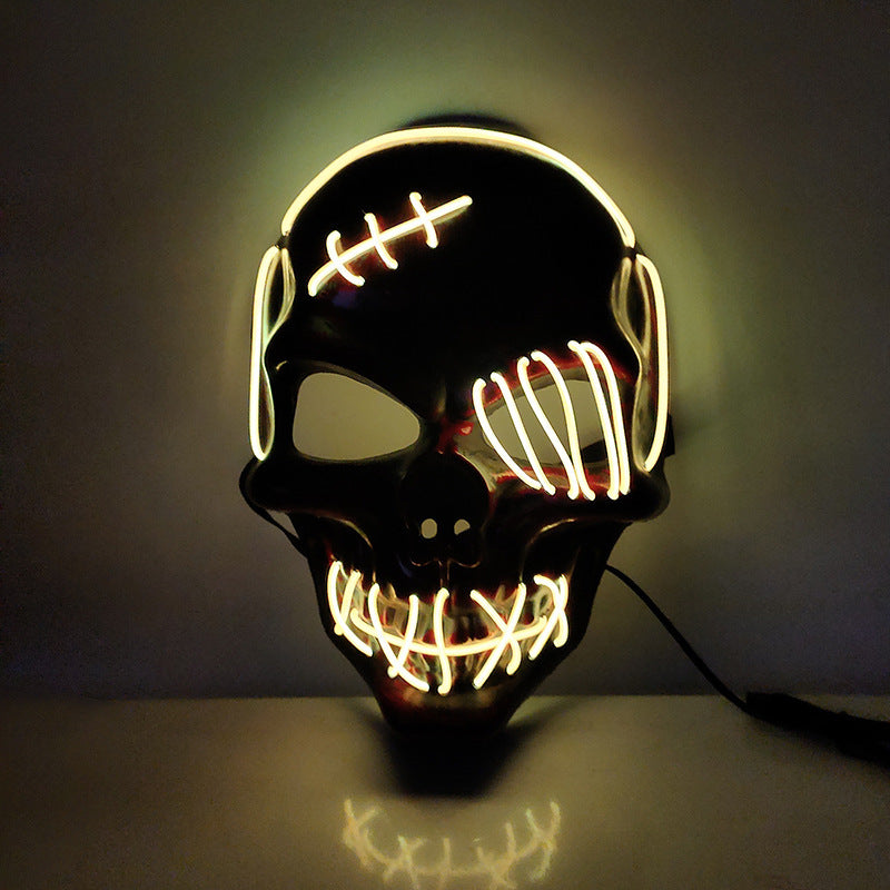 The Glowing One-Eyed Pirate — LED Halloween Mask That Owns the Room