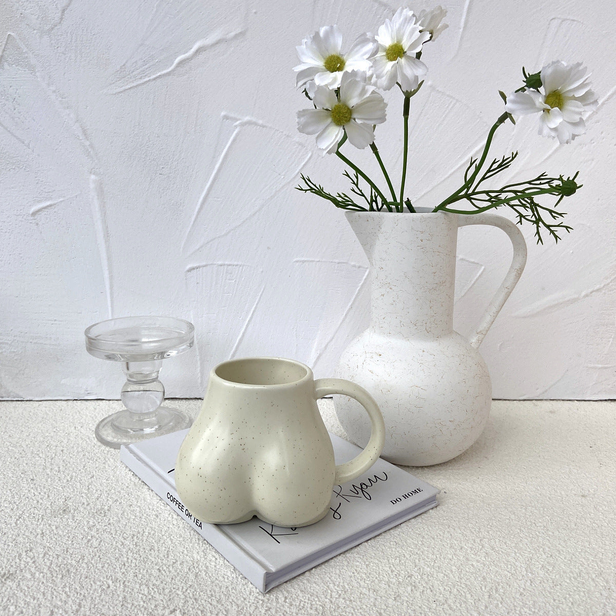 Butt-Shaped Ceramic Mug - Cheeky Coffee Cup