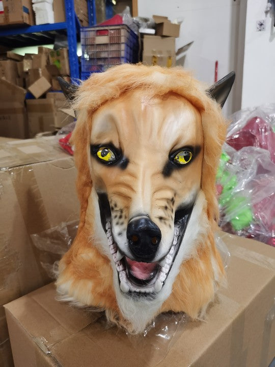 Moving Jaw Beast Mask: Hand-Finished Articulated Creature